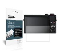 dipos I 2x Screen Protector matte compatible with Canon PowerShot G7X Mark III Flexible Glass 9H Display Protection
