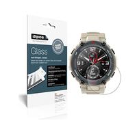dipos I 2x Screen Protector matte compatible with Huami Amazfit T-Rex Flexible Glass 9H Display Protection