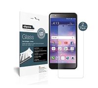 dipos I 2x Screen Protector matte compatible with LG Premier Pro L413DL Flexible Glass 9H Display Protection