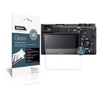 dipos I 2x Screen Protector matte compatible with Sony Alpha 6400 Flexible Glass 9H Display Protection