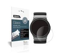 dipos I 2x Screen Protector matte compatible with 47 mm diameter watch Flexible Glass 9H Display Protection
