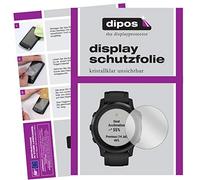 dipos I 2x Screen Protector compatible with Garmin fenix 6S Pro Protection Films clear