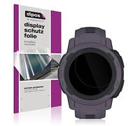 dipos I 2x Screen Protector compatible with Garmin Instinct 2S (45mm) Protection Films clear