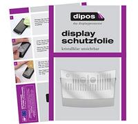 dipos I 2x Screen Protector compatible with NIVONA NICR 656 Drip tray Protection Films clear