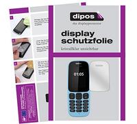 dipos I 2x Screen Protector compatible with Nokia 105 (2019) Protection Films clear