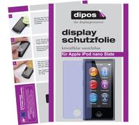 Dipos 2x Crystal-Clear Screen Protector compatible with Apple iPod Nano 7 G-Slate
