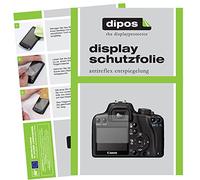 dipos 2x Matte Screen Protector for Canon EOS 1000D | Ultra-Thin, Anti-Glare, Anti-Reflective, Perfect Fit, Anti-Scratch, Bubble-Free, Fingerprint Compatible, Easy Installation