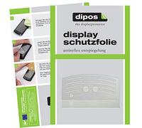 dipos I 2x Screen Protector matte compatible with Melitta Caffeo Solo E950 stainless steel grate Protection Films