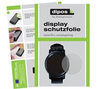 dipos 2x Matte Screen Protector for Motorola Moto Watch 100 | Ultra-Thin, Anti-Glare, Anti-Reflective, Perfect Fit, Anti-Scratch, Bubble-Free, Fingerprint Compatible, Easy Installation