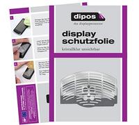 dipos I 2x Screen Protector compatible with DeLonghi Pronto Cappuccino ESAM 3500.S stainless steel grate Protection Films clear