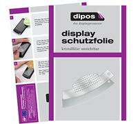 dipos I 2x Screen Protector compatible with Jura C-Serie C5 C50 C55 C60 C65 stainless steel grate Protection Films clear