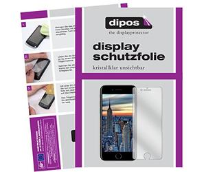 dipos 4x Clear Screen Protector for Apple iPhone 8 | 2x front + 2x back, Ultra-Thin, HD Clear, Protection Film, Perfect Fit, Anti-Scratch, Bubble-Free, Case-Friendly