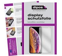 dipos 4x Clear Screen Protector for Apple iPhone XS | 2x front + 2x back, Ultra-Thin, HD Clear, Protection Film, Perfect Fit, Anti-Scratch, Bubble-Free, Case-Friendly