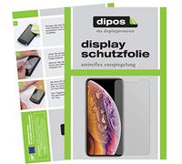 dipos 4x Matte Screen Protector for Apple iPhone XS | 2x front + 2x back, Ultra-Thin, Anti-Glare, Anti-Reflective, Perfect Fit, Anti-Scratch, Bubble-Free, Fingerprint Compatible