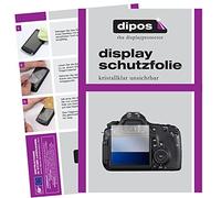 dipos I 5x Screen Protector compatible with Canon EOS 60D Protection Films clear