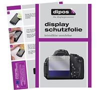 dipos I 5x Screen Protector compatible with Canon EOS 750D Protection Films clear