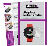 dipos I 6x Screen Protector compatible with Garmin Forerunner 45 Protection Films clear