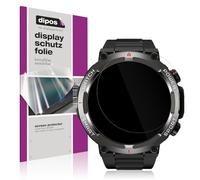 dipos I 6x Screen Protector compatible with IOWODO W50 1.39 inch Smartwatch Protection Films clear