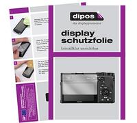 dipos 6x Clear Screen Protector for Sony Alpha 6600 | Ultra-Thin, HD Clear, Protection Film, Perfect Fit, Anti-Scratch, Bubble-Free, Case-Friendly, Fingerprint Compatible