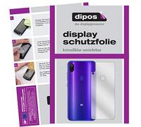 dipos 6x Clear Screen Protector for Xiaomi Mi Play Rückseite | Ultra-Thin, HD Clear, Protection Film, Perfect Fit, Anti-Scratch, Bubble-Free, Case-Friendly, Fingerprint Compatible