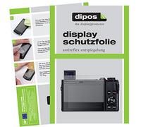 dipos I 6x Screen Protector matte compatible with Canon PowerShot G5X Mark II Protection Films