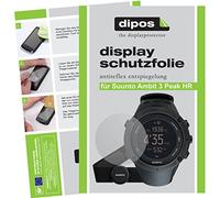dipos 6x Matte Screen Protector for Suunto Ambit 3 Peak HR | Ultra-Thin, Anti-Glare, Anti-Reflective, Perfect Fit, Anti-Scratch, Bubble-Free, Fingerprint Compatible, Easy Installation