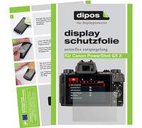 dipos Antireflex protective film compatible with various Canon models 6 Stück Canon PowerShot G5 X