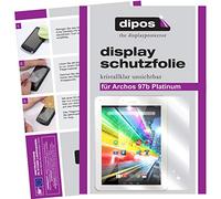 dipos Crystalclear Screen Protector compatible with Archos Styles 2 Stück Archos 97b Platinum HD