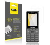 dipos FLEX 2x Clear Screen Protector for Faywa Pro 1 4G | HD Clear, 100% Screen Coverage, Full Cover Film, Self-Healing, Bubble-Free, Fingerprint Compatible, Easy Installation