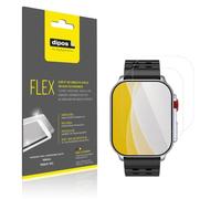dipos FLEX 2x Clear Screen Protector for Meizu Watch M1 | HD Clear, 100% Screen Coverage, Full Cover Film, Self-Healing, Bubble-Free, Fingerprint Compatible, Easy Installation