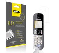 dipos FLEX 2x Clear Screen Protector for Panasonic KX-TG6823 | HD Clear, 100% Screen Coverage, Full Cover Film, Self-Healing, Bubble-Free, Fingerprint Compatible, Easy Installation