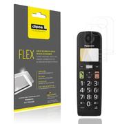 dipos FLEX 2x Clear Screen Protector for Panasonic KX-TGU130 | HD Clear, 100% Screen Coverage, Full Cover Film, Self-Healing, Bubble-Free, Fingerprint Compatible, Easy Installation