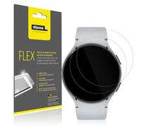 dipos FLEX 2x Clear Screen Protector for Samsung Galaxy Watch 6 44mm | HD Clear, 100% Screen Coverage, Full Cover Film, Self-Healing, Bubble-Free, Fingerprint Compatible, Easy Installation