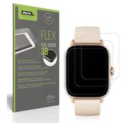 dipos FLEX 2x matte Protective Film compatible with Amazfit GTS 3, Anti-Reflective, 100% Screen Coverage, Fingerprint-ID Compatible, Case-Friendly