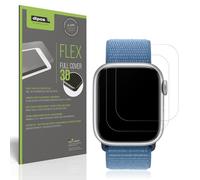 dipos FLEX 2x matte Protective Film compatible with Apple Watch Series 9 41mm, Anti-Reflective, 100% Screen Coverage, Fingerprint-ID Compatible, Case-Friendly