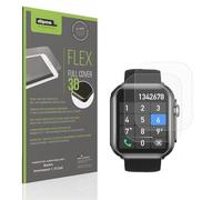 dipos FLEX 2x matte Protective Film compatible with Banlvs Smartwatch 1.73 Zoll, Anti-Reflective, 100% Screen Coverage, Fingerprint-ID Compatible, Case-Friendly, Full Cover Screen Protector Film