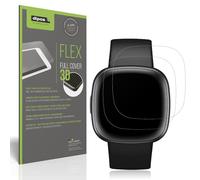 dipos FLEX 2x matte Protective Film compatible with Fitbit Versa 4, Anti-Reflective, 100% Screen Coverage, Case-Friendly, Full Cover Screen Protector Film