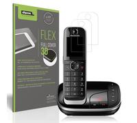 dipos FLEX 2x matte Protective Film compatible with Panasonic KX-TGJ320, Anti-Reflective, 100% Screen Coverage, Fingerprint-ID Compatible, Case-Friendly, Full Cover Screen Protector Film