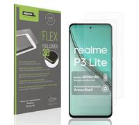 dipos FLEX 2x matte Protective Film compatible with Realme P3 Lite 4G, Anti-Reflective, 100% Screen Coverage, Fingerprint-ID Compatible, Case-Friendly, Full Cover Screen Protector Film