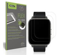 dipos FLEX 2x matte Protective Film compatible with Rinsmola 1,69 inch Smartwatch, Anti-Reflective, 100% Screen Coverage, Fingerprint-ID Compatible, Case-Friendly