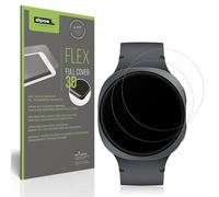 dipos FLEX 2x matte Protective Film compatible with Samsung Galaxy Watch8 40mm, Anti-Reflective, 100% Screen Coverage, Fingerprint-ID Compatible, Case-Friendly, Full Cover Screen Protector Film