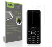 dipos FLEX 2x matte Protective Film compatible with Unonu Q5L, Anti-Reflective, 100% Screen Coverage, Fingerprint-ID Compatible, Case-Friendly, Full Cover Screen Protector Film