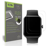 dipos FLEX 2x matte Protective Film compatible with Vagary by Citizien Smartwatch 1,5 inch, Anti-Reflective, 100% Screen Coverage, Fingerprint-ID Compatible, Case-Friendly