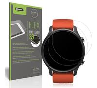 dipos FLEX 2x matte Protective Film compatible with Xiaomi Mi Watch Color, Anti-Reflective, 100% Screen Coverage, Fingerprint-ID Compatible, Case-Friendly, Full Cover Screen Protector Film