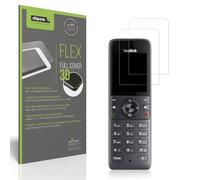 dipos FLEX 2x matte Protective Film compatible with Yealink W71H Dect, Anti-Reflective, 100% Screen Coverage, Fingerprint-ID Compatible, Case-Friendly, Full Cover Screen Protector Film