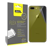 dipos I 3x Screen Protector compatible with Apple iPhone 8 Plus rear - Covers Screen 100% - Protective Film