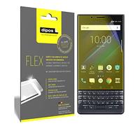 dipos I 3x Screen Protector compatible with Blackberry Key 2 LE - Covers Screen 100% - Protective Film