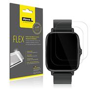 dipos FLEX 3x Clear Screen Protector for Kaseemi 1,7 Zoll Smartwatch