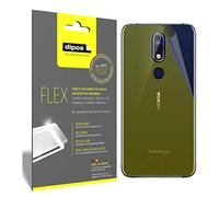 dipos I 3x Screen Protector compatible with Nokia 7.1 Plus back - Covers Screen 100% - Protective Film