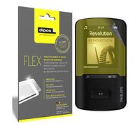 dipos I 3x Screen Protector compatible with Philips SA4VBE04KN12 GoGear Vibe - Covers Screen 100% - Protective Film